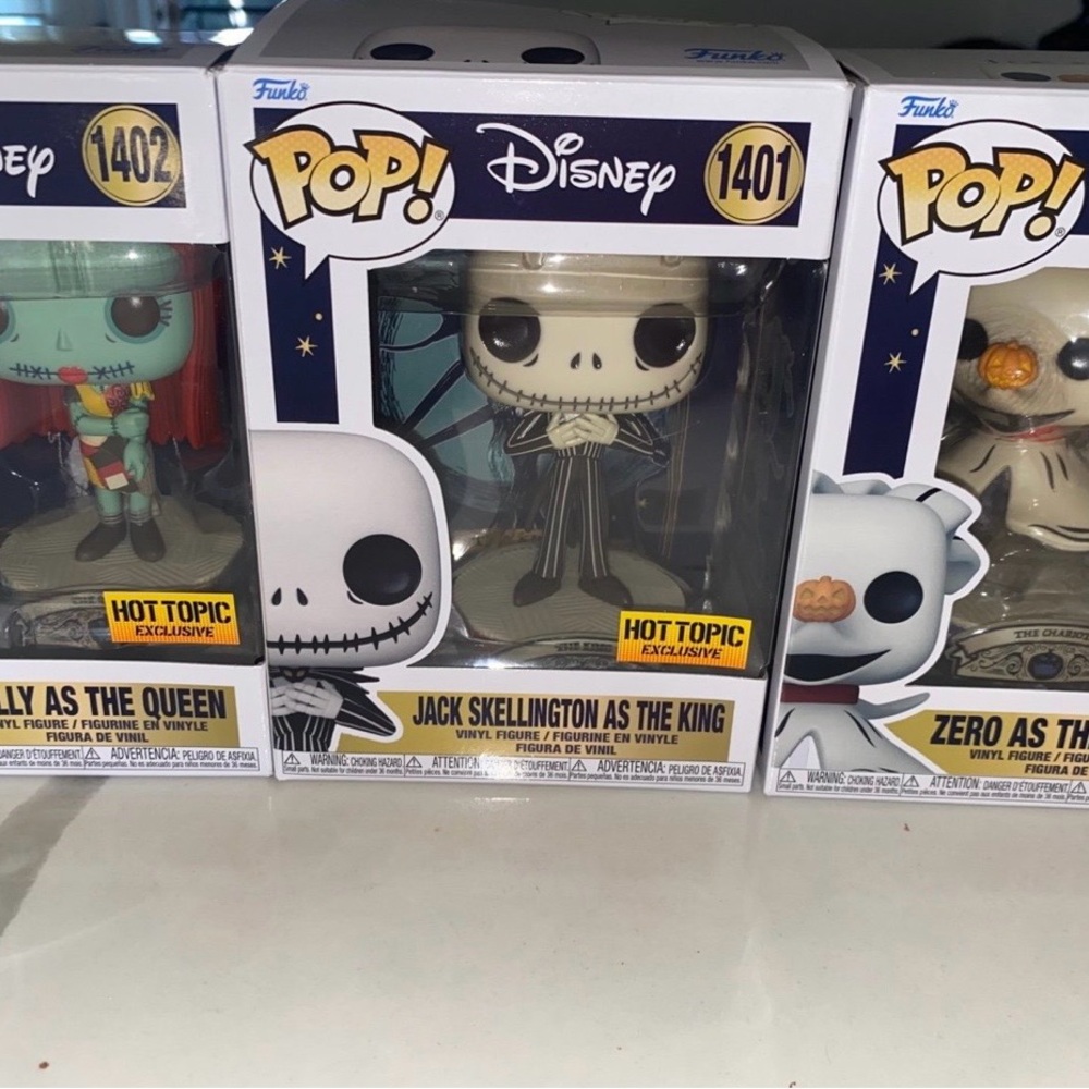 Funko Pop Lot Nightmare before Christmas Tarot Set